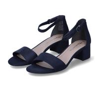 Tamaris Damen Sandalette mit Blockabsatz, blau, 41 EU