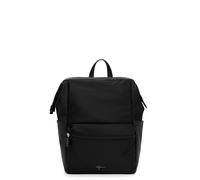 Rucksack TAMARIS "Rucksack TAS Kora", Damen, Gr. B/H/T: 38cm x 31cm x 10cm, schwarz (schwarz 100), Polyester, Rucksäcke Rucksack (76891706-0) schwarz 100