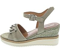 Keilsandalette TAMARIS Gr. 37, grün (mintgrün) Damen Schuhe Sandaletten Sommerschuh, Sandale, Keilabsatz, mit schöner Kettenapplikation (50798830-37)
