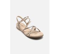 Tamaris Damen-Sandalette flach beige Größe 40