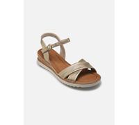 Tamaris Sandalette Damen Vegan Flach metallic,EU 36