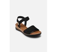 Tamaris Damen-Sandalette M2811844 – Keilabsatz, TOUCHit-Fußbett – Schwarz Größe 36