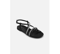 Tamaris Damen Flat Sandals Leder, schwarz, 38 EU