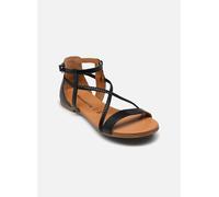 Tamaris Damen Sandalette 28138-44 – flach, schwarz – Größe 40