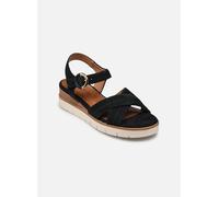 Tamaris Damen Heeled Sandals Leder, blau, 37 EU