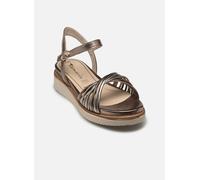 Tamaris Damen Klassische Ballerinas, Frauen Flats,Comfort Lining,TOUCHit-Fußbett,Slip-ons,klassisch elegant,Ballerinen,Bronce Comb,38 EU