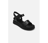 Tamaris Damen Sandalette 28247-46 Keilabsatz Glattleder Schwarz Größe 40