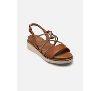 Tamaris Damen Plateau-Sandalen 1-28257-42/440 Leder Nut/Braun EU 40