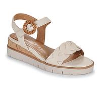 Tamaris Sandalette Damen Keilabsatz beige,EU 40