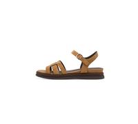 Riemchensandale TAMARIS "Tamaris Sandalen Leder", Damen, Gr. 38, cognac, Leder, Schuhe Riemchensandale (96444939-38) cognac