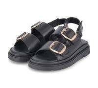 Tamaris Sandalette Damen Bequem Keilabsatz schwarz,EU 37