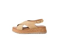 Tamaris Sandalen Veloursleder Beige - 39