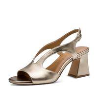 Tamaris Sandaletten aus echtem Leder in Metallic Braun, Größe 36