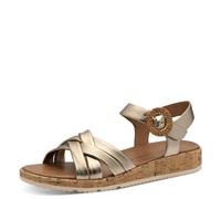 Tamaris Sandalette Damen Bequem metallic,EU 42