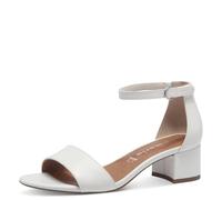 Tamaris Sandalette Damen Blockabsatz weiß,EU 41