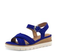 Tamaris Sandalette Damen Keilabsatz blau,EU 37