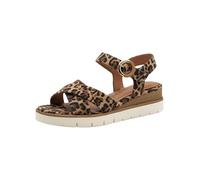 Tamaris Sandalette Damen Keilabsatz braun,EU 42