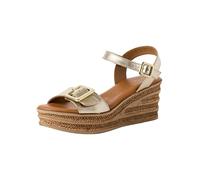 Tamaris Sandalette Damen Keilabsatz metallic,EU 36