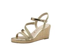 Tamaris Sandalette Damen Keilabsatz metallic,EU 40