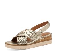 Tamaris Sandalette Damen Keilabsatz metallic,EU 41