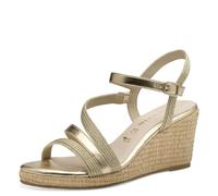 Tamaris Sandalette Damen Keilabsatz metallic,EU 42