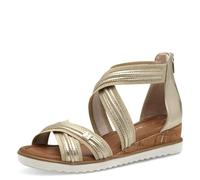 Tamaris Sandalette Damen Vegan Bequem metallic,EU 38