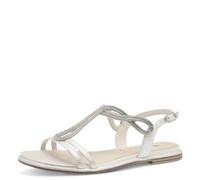 Tamaris Sandalette Damen Vegan Bequem weiß,EU 40