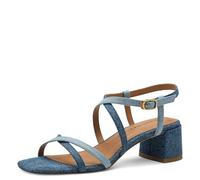 Tamaris Sandalette Damen Vegan Elegant blau,EU 39