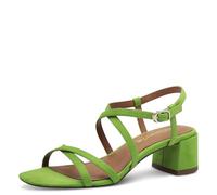 Tamaris Sandalette Damen Vegan Elegant grün,EU 42