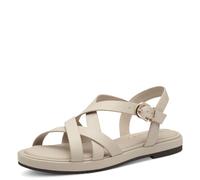 Tamaris Sandalette Damen Vegan Flach beige,EU 37