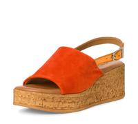 Tamaris Sandalette Keilsohle für Damen, orange, Größe 36 EU