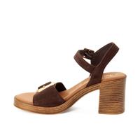 Tamaris - Sandalette mit Plateau und Blockabsatz braun - Gr. - 36