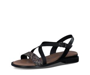 Tamaris Sandalette schw. für Damen, schwarz, Größe 37 EU