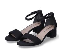 Tamaris Damen Sandalette mit Blockabsatz, schwarz, 39 EU