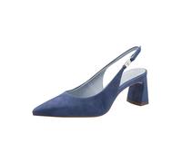 Tamaris Sandalias Tacon | Eleganz mit Komfort - Tamaris Lederslingpumps mit Banana-Absatz und innovativer Dämpfungstechnologie.