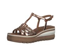 Tamaris SandKeilBeqWeissSilber für Damen, braun, Größe 40 EU