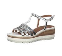 Tamaris SandKeilBeqWeissSilber für Damen, weiß, Größe 40 EU