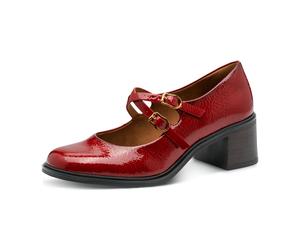 Tamaris SapngPumblockRotCrushlack für Damen, rot, Größe 39 EU