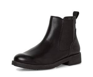 Tamaris Schlupf/Reißverschlussstiefelette Kaltfutter für Damen, schwarz, Größe 37 EU