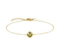 Tamaris Schmuck für Damen - Armband aus Edelstahl mit bunten Zirkoniasteinen, sommerlicher Look zum kombinieren, wasserfest, Gold