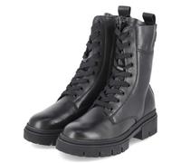 Tamaris Schnürboots - Gr. 36 - Schwarz - Leder und Synthetik