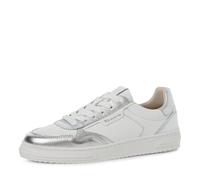 Tamaris Schnürer 1-23617-42/941 Damen metallic Silber Weiß Größe 39