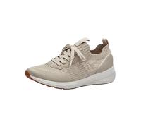Tamaris Schnürer Damen Vegan sportlich beige,EU 37