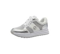 Tamaris Schnürer Damen Vegan sportlich metallic,EU 36