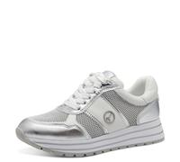 Tamaris Schnürer Damen Vegan sportlich metallic,EU 37