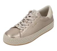 Tamaris Schnürer Damen Vegan sportlich metallic,EU 39