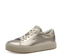 Tamaris Schnürer Damen Vegan sportlich metallic,EU 40
