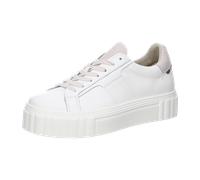 Tamaris Schnürhalbschuh für Damen – weißes Leder, bequem – Gr. 41