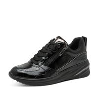 Tamaris Damen Schnürer Vegan schwarz 38