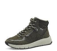 Tamaris - Schnürstiefel TEX grün OLIVE - Gr. - 39